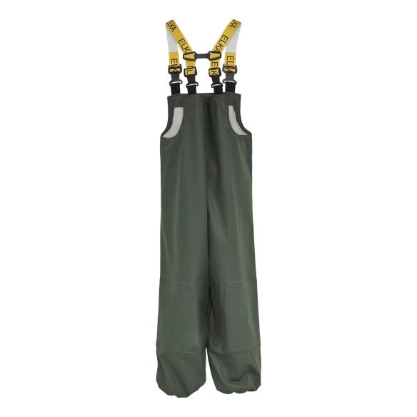 ELKA-Workwear, Rainwear-Wetter-Schutz, PU-Workwear, Regen-Latzhose, Cleaning, mit Knieverstärkung, oliv