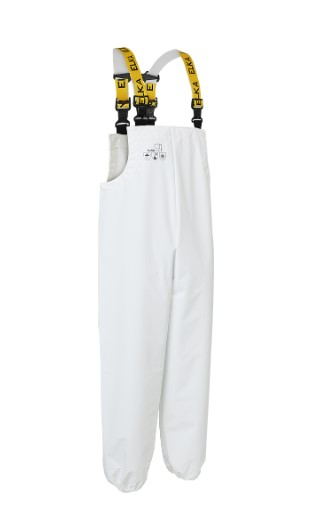 ELKA-Food-Latzhose, 240 g/m², weiss