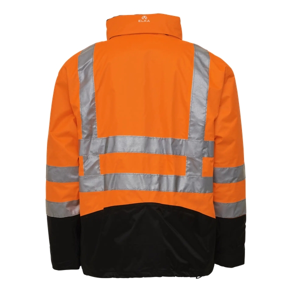 ELKA-Warnschutz, Warn-Schutz-Warn-Jacke mit herausnehmbarem Futter, warnorange