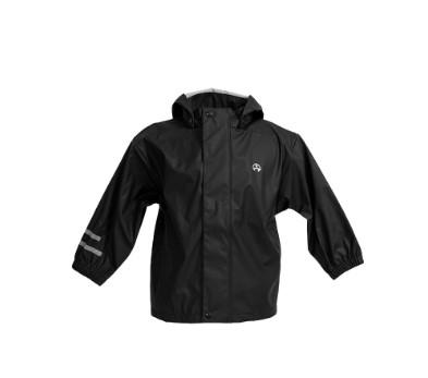 ELKA-Regenjacke Kids Elements, 190 g/m², schwarz