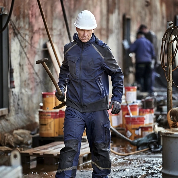 ELKA-Workwear, Softshelljacke, WORKING XTREME, marine/schwarz