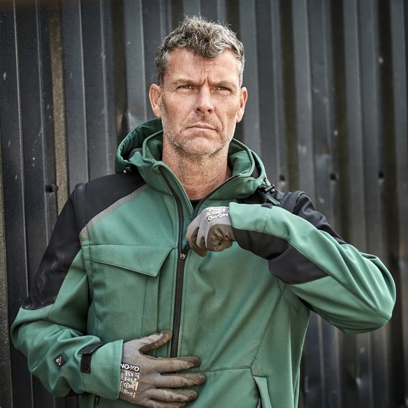 ELKA-Workwear, Softshelljacke, WORKING XTREME, grün/schwarz