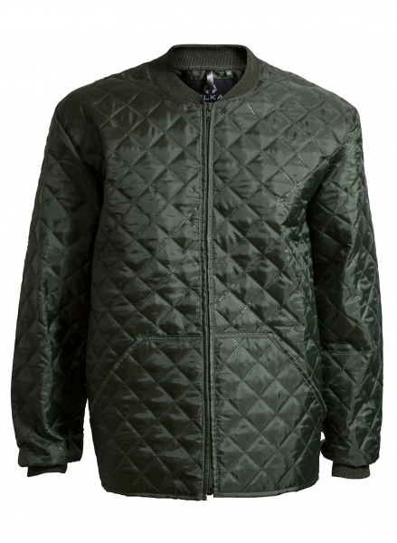ELKA-Workwear, Kälte-Schutz, Thermo-Arbeits-Jacke, Thermo und Faserpelz, 200g/m², oliv