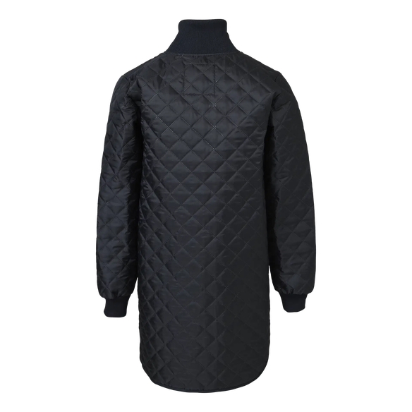 ELKA-Damen Thermojacke, lang, schwarz