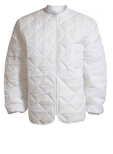 ELKA-Workwear, Kälte-Schutz, Thermo-Arbeits-Jacke, Thermolux, Thermo und Faserpelz, mit Reissverschluss, weiß