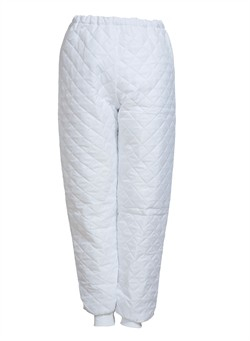 ELKA-Workwear, Kälte-Schutz, Thermo-Arbeits-Bund-Hose, Thermo und Faserpelz, weiß