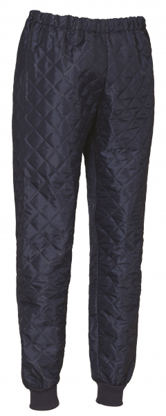 ELKA-Workwear, Kälte-Schutz, Thermo-Arbeits-Bund-Hose, Thermo und Faserpelz, 200g/m², marine