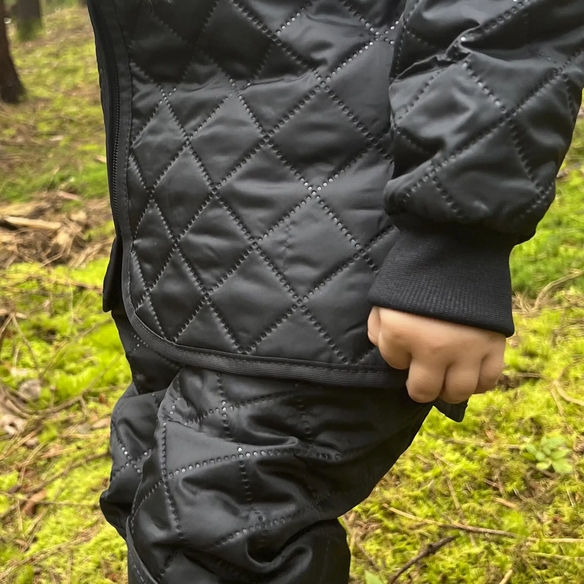ELKA-Kinder-Thermojacke, schwarz