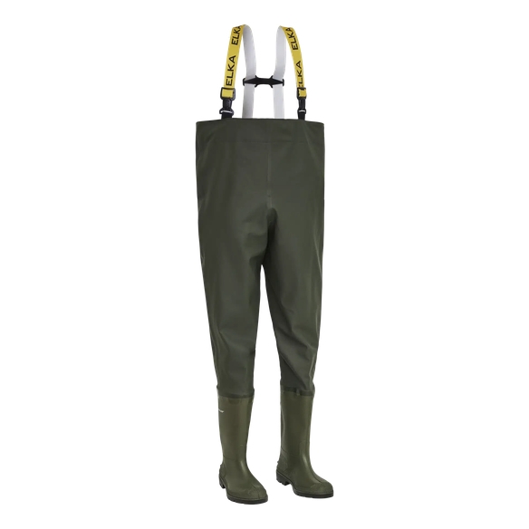 ELKA PVC-Wathose olivgrün