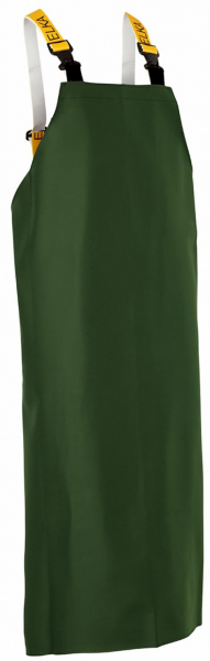 ELKA-Workwear, PVC Schürze, mit Träger, FISHING, 600g/m², oliv