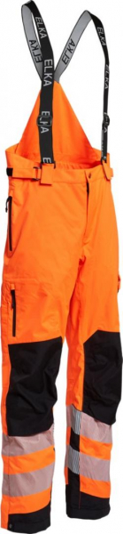 ELKA-Warnschutz, Bundhose, Trousers, VISIBLE-XTREME, warnorange/schwarz