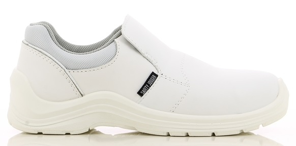 SAFETY JOGGER-Footwear, S2-Arbeits-Berufs-Sicherheits-Slipper, GUSTO, weiß
