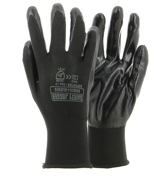 SAFETY JOGGER-Workwear, Arbeitshandschuhe, SUPERPRO 4121, schwarz