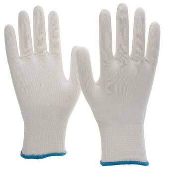 NITRAS Strickhandschuhe, Nylon / Baumwolle, weiß, VE = 12 Paar