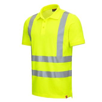 NITRAS MOTION TEX VIZ, Warnschutz-Poloshirt, Kurzarm