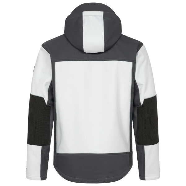 NITRAS MOTION TEX PLUS, Softshelljacke, weiß / grau, OEKO-TEX