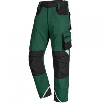 NITRAS MOTION TEX PLUS, Arbeitshose, lang, grün/schwarz