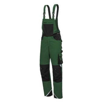 NITRAS MOTION TEX PLUS, Latzhose, grün/schwarz