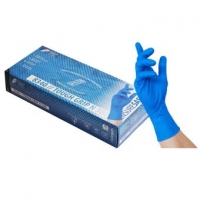 NITRAS TOUGH GRIP N 300, Nitril-Einmalhandschuhe, blau, EN ISO 374