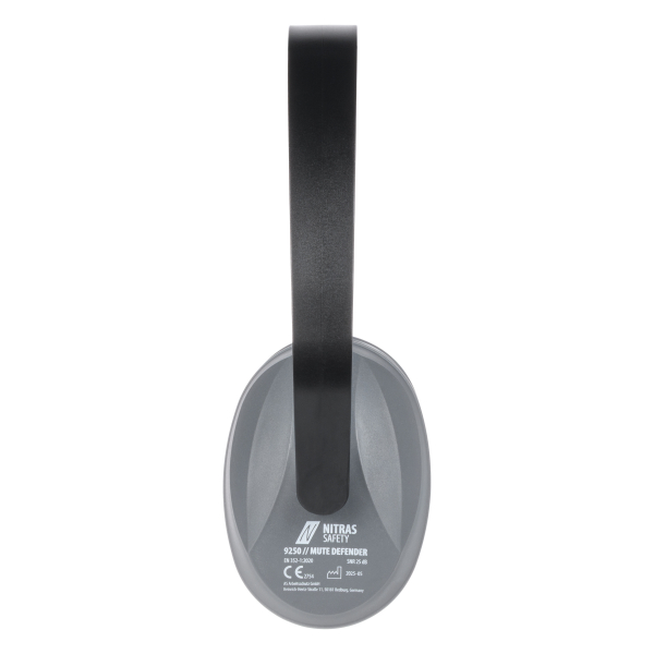 NITRAS MUTE DEFENDER, Kapselgehörschutz, anthrazit / schwarz
