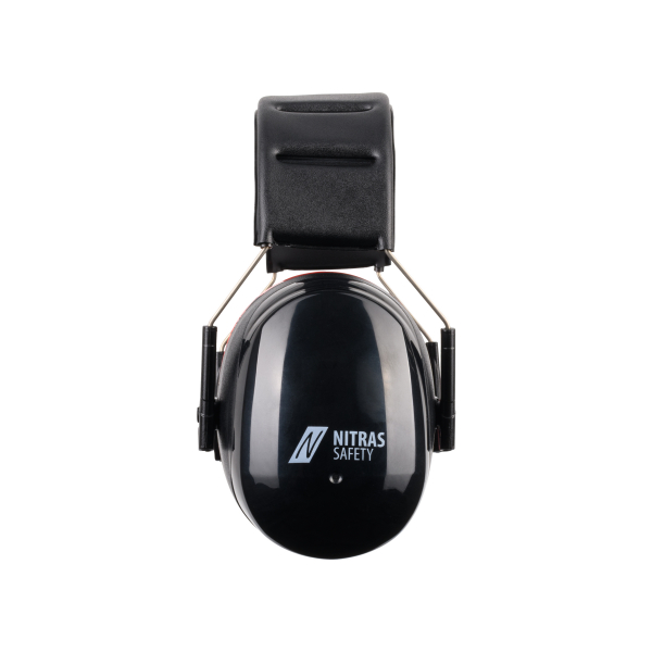 NITRAS MUTE DEFENDER PRO, Kapselgehörschutz, schwarz / rot