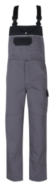 BEB-Latzhose Classic, dunkelgrau/schwarz