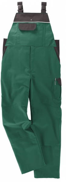 BEB-Workwear, Arbeits-Latzhose, Herren-Arbeits-Berufs-Latz-Hose, Classic, grün/schwarz