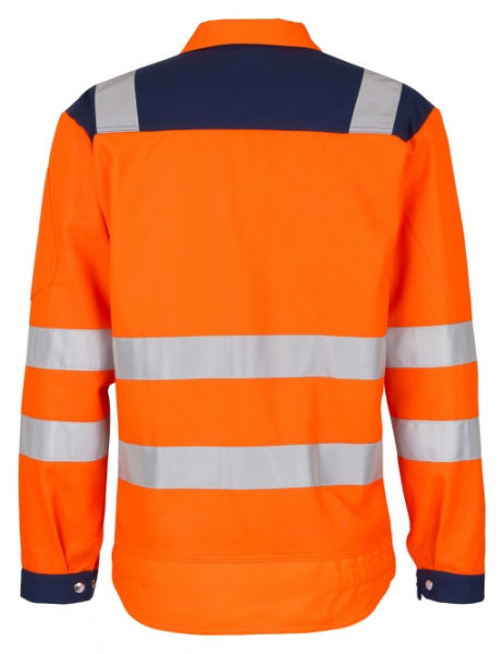 BEB-Warnschutz, Warn-Jacke mit Reflexstreifen silber 3M9910 warnorange