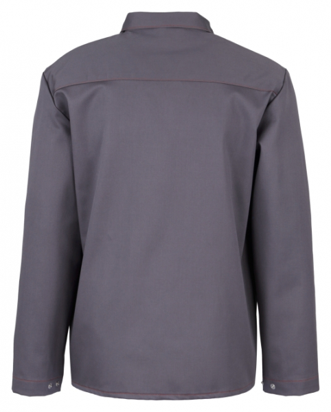 BEB-Schweißer-Schutz, Schweißer-Arbeits-Schutz-Jacke, Schweißerjacke, grau