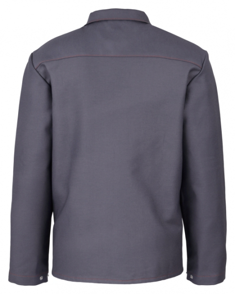 BEB-Schweißer-Schutz, Schweißer-Arbeits-Schutz-Jacke, Schweißerjacke, grau