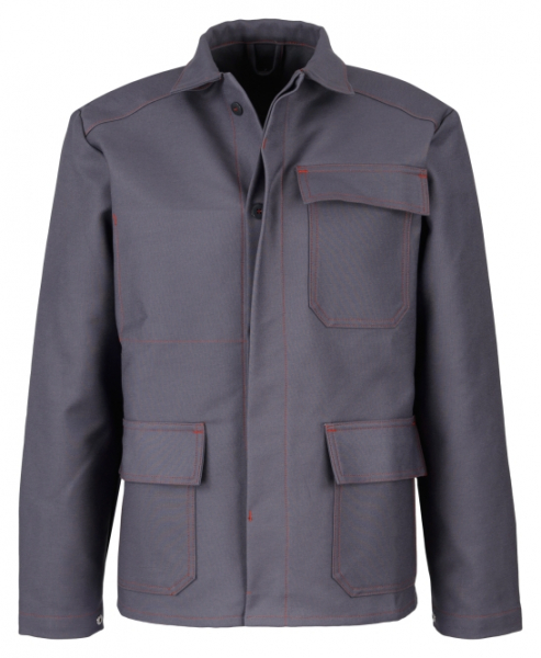BEB-Schweißer-Schutz, Schweißer-Arbeits-Schutz-Jacke, Schweißerjacke, grau