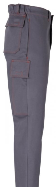BEB-Schweißer-Schutz, Schweißer-Arbeits-Bund-Hose, Schweißerhose, grau