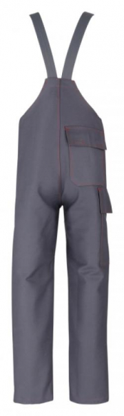 BEB-Workwear, Arbeits-Latzhose, Schweißerlatzhose grau