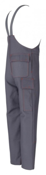 BEB-Workwear, Arbeits-Latzhose, Schweißerlatzhose grau