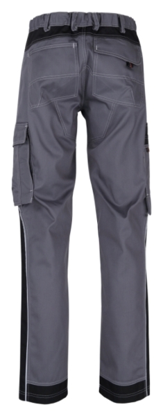 BEB-Workwear, Arbeitshose, Herren-Berufs-Bund-Hose, Inflame grau/schwarz