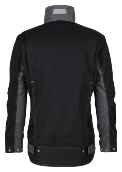 BEB-Workwear, Arbeitsjacke, Herren-Arbeits-Berufs-Bund-Jacke, Inflame schwarz/grau