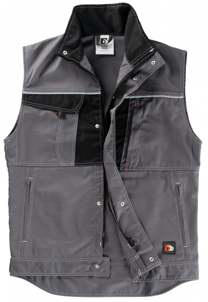 ELYSEE-Workwear, Weste Inflame, 245 g/m², grau/schwarz