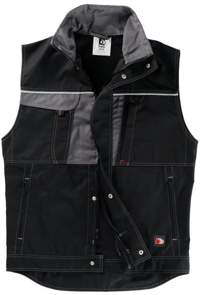ELYSEE-Workwear, Weste Inflame, 245 g/m², schwarz/grau
