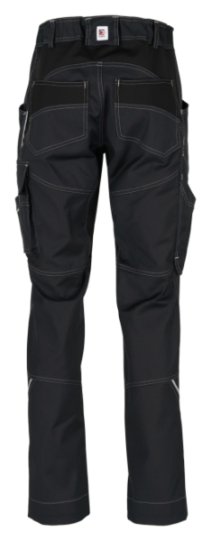 BEB-Workwear, Arbeitshose, Herren-Bundhose, Flex, Fairtrade, schwarz