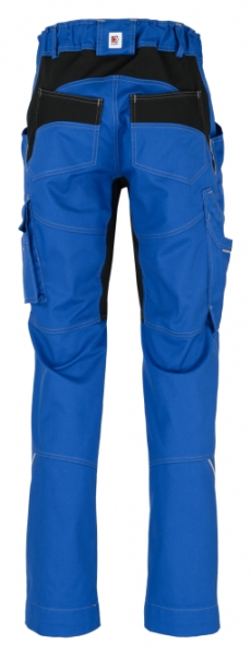 BEB-Workwear, Arbeitshose, Herren-Bundhose, Flex, Fairtrade, kornblau/schwarz