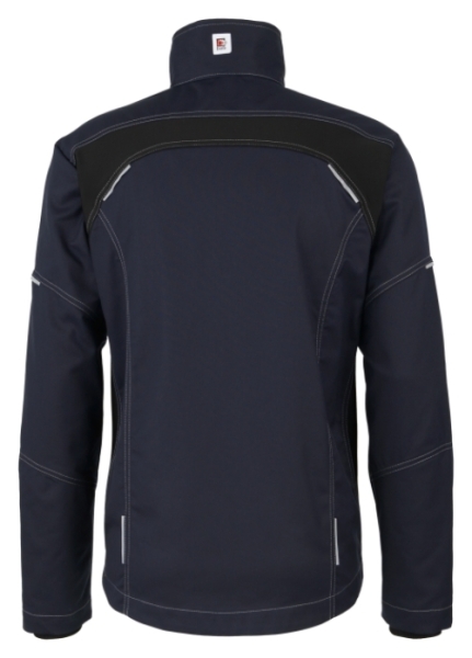 BEB-Workwear, Herren-Bundjacke, Flex, Fairtrade, blue shadow/schwarz