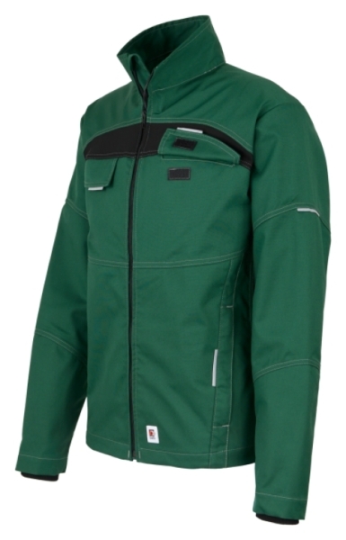 BEB-Workwear, Herren-Bundjacke, Flex, Fairtrade, grün/schwarz