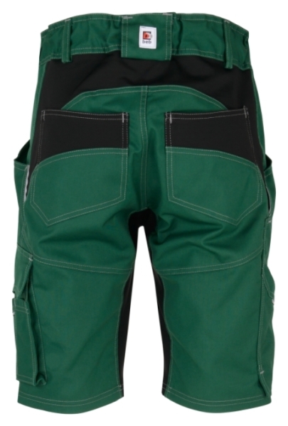 BEB-Herren-Shorts, Flex, Fairtrade, grün/schwarz