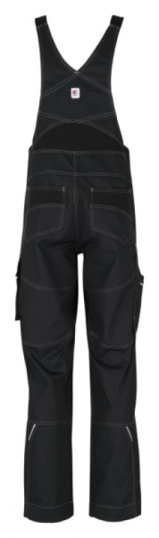 BEB-Workwear, Herren-Latzhose, Flex, Fairtrade, schwarz