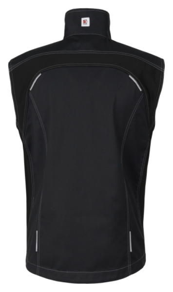 ELYSEE-Workwear, Herren-Weste, Flex, Fairtrade, schwarz