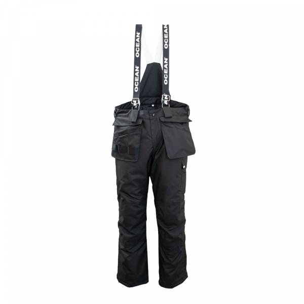 OCEAN-Arbeitshose FARGO mit Hosenträger, 175 g/m², schwarz