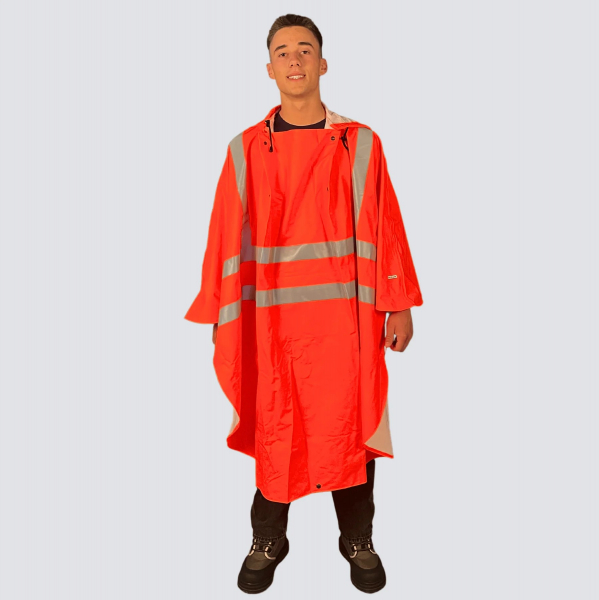 OCEAN-Beacon-Comfort-Poncho, 210 g/m², neonorange