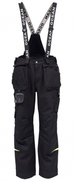OCEAN-Abeko-Arbeitshose, Rocky Stretch, schwarz
