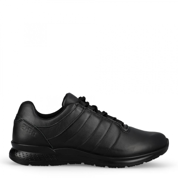 SIKA-2-BE LEATHER WORK SHOE NON SAFETY, schwarz