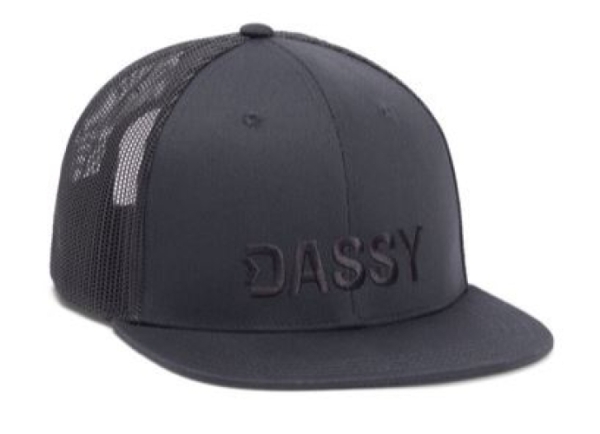 DASSY® Hebe Flat brim Kappe, anthrazitgrau